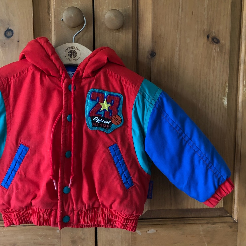 Vintage Color Block Toddler Jacket